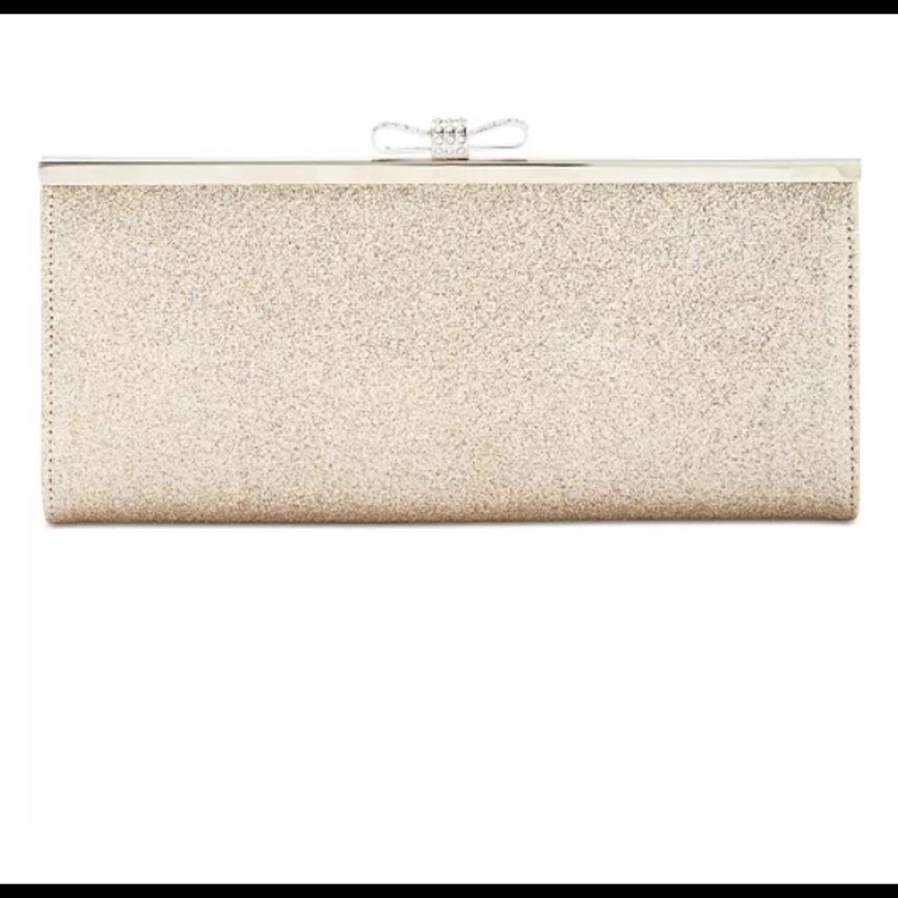 Macy’s INC International Concepts Gold Glitter Bag